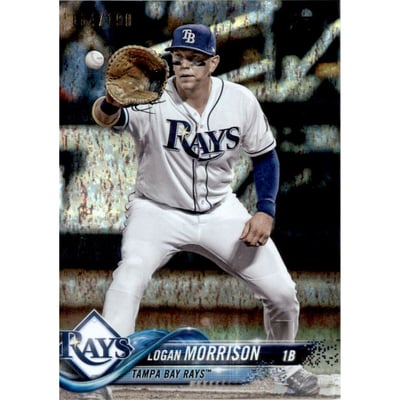 2018 Topps Factory Set Foilboard #477 Logan Morrison