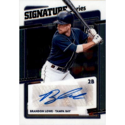 2020 Donruss Optic Signature Series #35 Brandon Lowe