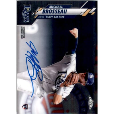 2020 Topps Chrome Rookie Autographs #RAMBR Michael Brosseau