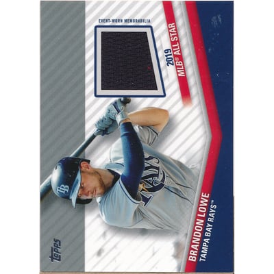 2020 Topps Update All Star Stitches #ASSCBL Brandon Lowe