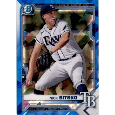 2021 Bowman Chrome Sapphire Prospects #BCP143 Nick Bitsko