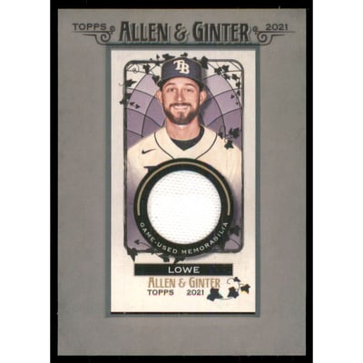 2021 Topps Allen and Ginter Mini Framed Relics #MFRBLO Brandon Lowe