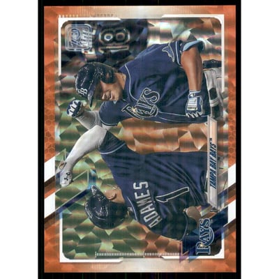 2021 Topps Orange Foil #222 Tampa Bay Rays TC