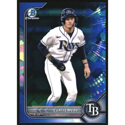 2022 Bowman Chrome Draft Sapphire #BDC38 Curtis Mead