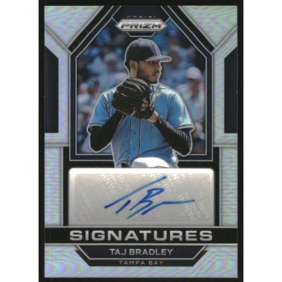 2023 Panini Prizm Signatures Prizms Silver #69 Taj Bradley