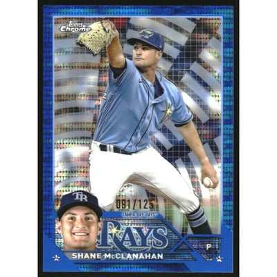2023 Topps Chrome Blue Sonar Refractors #169 Shane McClanahan