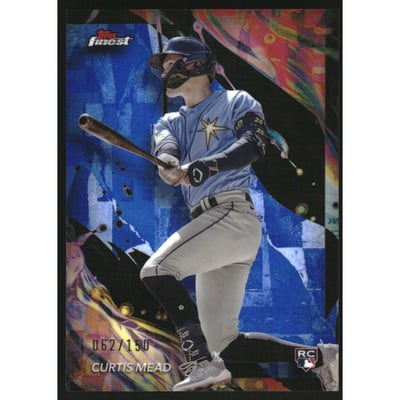 2024 Finest Blue Refractors #188 Curtis Mead
