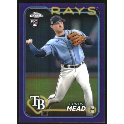 2024 Topps Chrome Purple Refractors #209 Curtis Mead