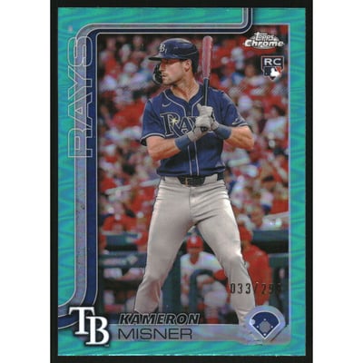 2025 Topps Chrome Teal Refractors #130 Kameron Misner