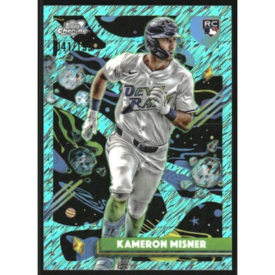 2025 Topps Cosmic Chrome Aqua Equinox Refractors #193 Kameron Misner