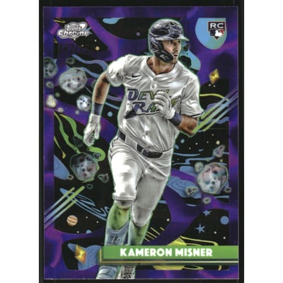 2025 Topps Cosmic Chrome Purple Nebula Refractors #193 Kameron Misner