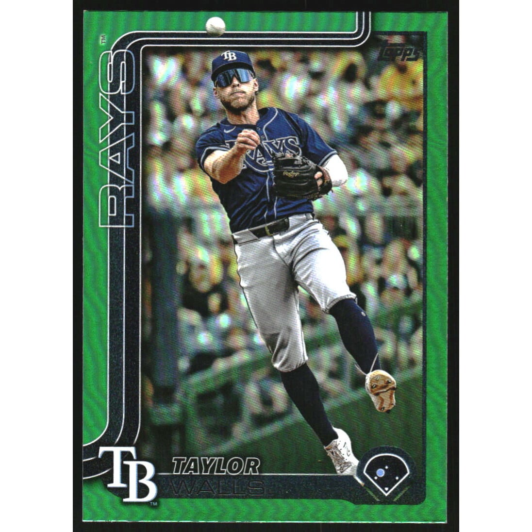 2025 Topps Green Rainbow Foil #502 Taylor Walls