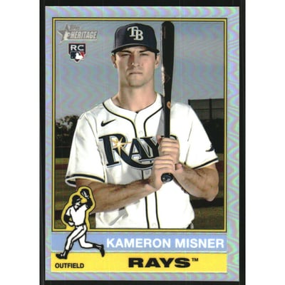 2025 Topps Heritage Chrome Refractors #579 Kameron Misner