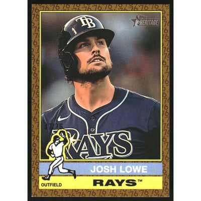 2025 Topps Heritage Color of the Year #228 Josh Lowe