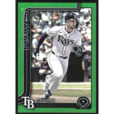 2025 Topps Update Green Rainbow Foil #US41 Curtis Mead