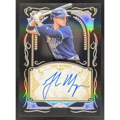 2026 Topps Chrome Ink Strokes Autograph #IS-MAN Jake Mangum SP Auto