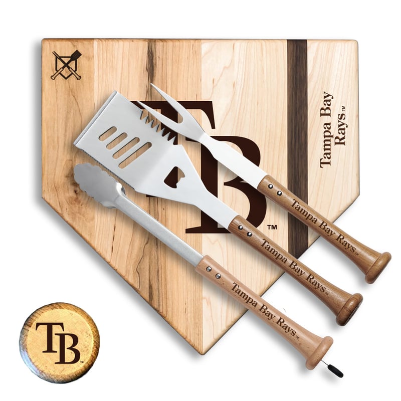 Tampa Bay Rays baseball BBQ slugger combo set