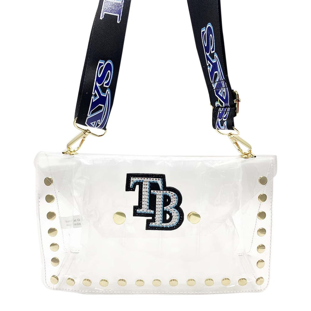 Tampa Bay Rays Cuce Crystal Clear Envelope Crossbody Bag