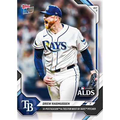 Drew Rasmussen - 2026 MLB Topps NOW® - Card 756 - LOOK FOR RELICS