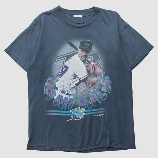 Fred McGriff 1998 T-shirt - Navy - M by Fanatics Real Vintage