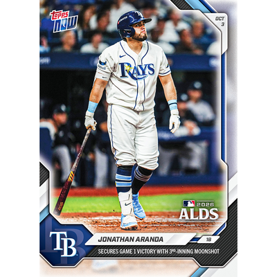 Jonathan Aranada - 2026 MLB Topps NOW® - Card 757