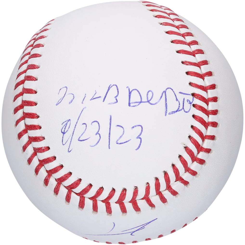 Junior Caminero Tampa Bay Rays Autographed Fanatics Authentic Baseball ...