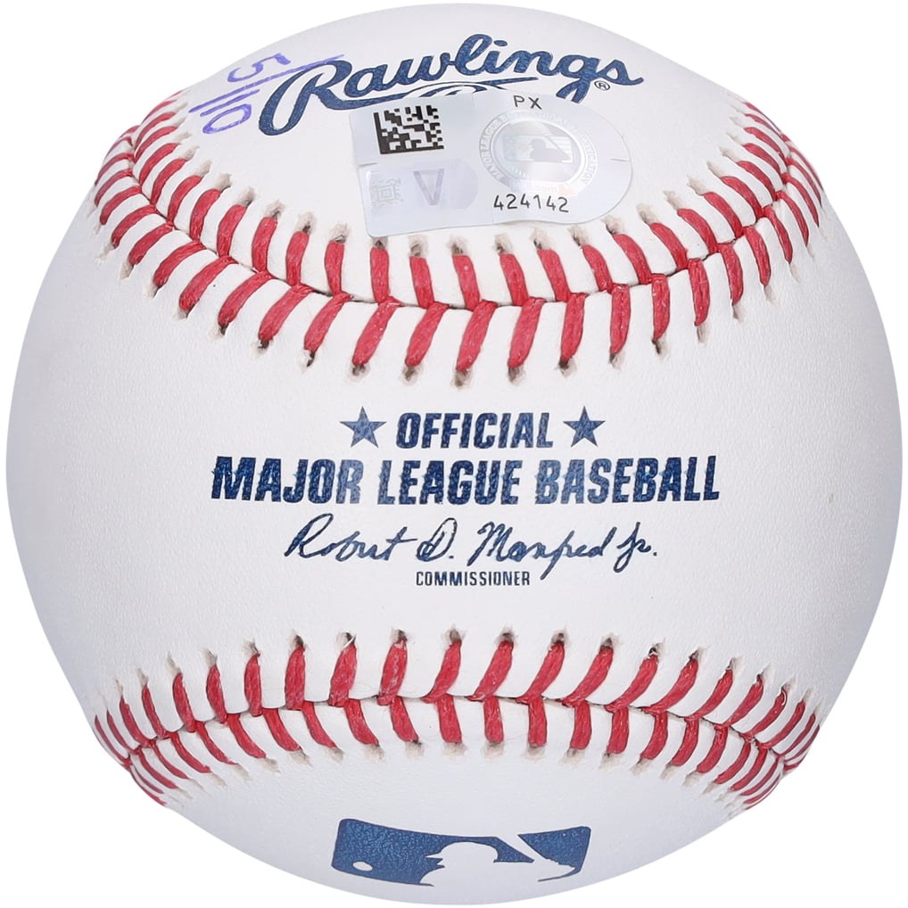 Junior Caminero Tampa Bay Rays Autographed Fanatics Authentic Baseball ...