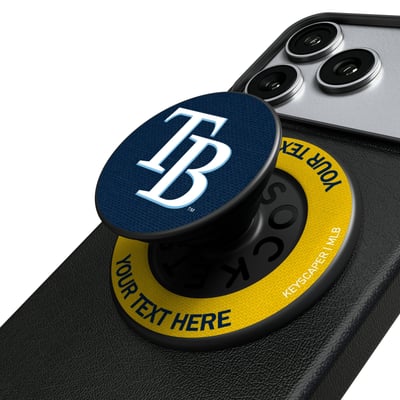 Tampa Bay Rays Keyscaper Personalized PopSockets Magnetic Phone Grip & Stand
