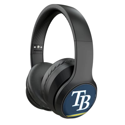 Tampa Bay Rays Keyscaper Stripe Wireless Bluetooth Headphones With Case