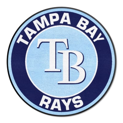 Tampa Bay Rays Logo Brands 27" Diameter Roundel Mat