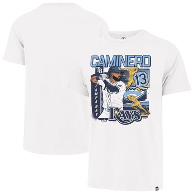 Junior Caminero Tampa Bay Rays '47 Field Mark Franklin T-Shirt - White