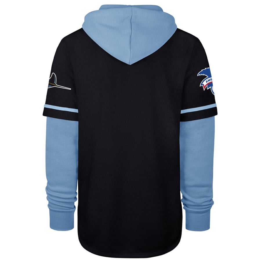 Men's Tampa Bay Rays '47 Navy Trifecta Shortstop Pullover Hoodie