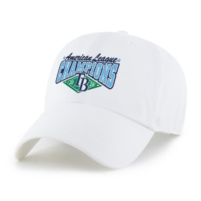 Tampa Bay Rays '47 2026 American League Champions Clean Up Adjustable Hat - White