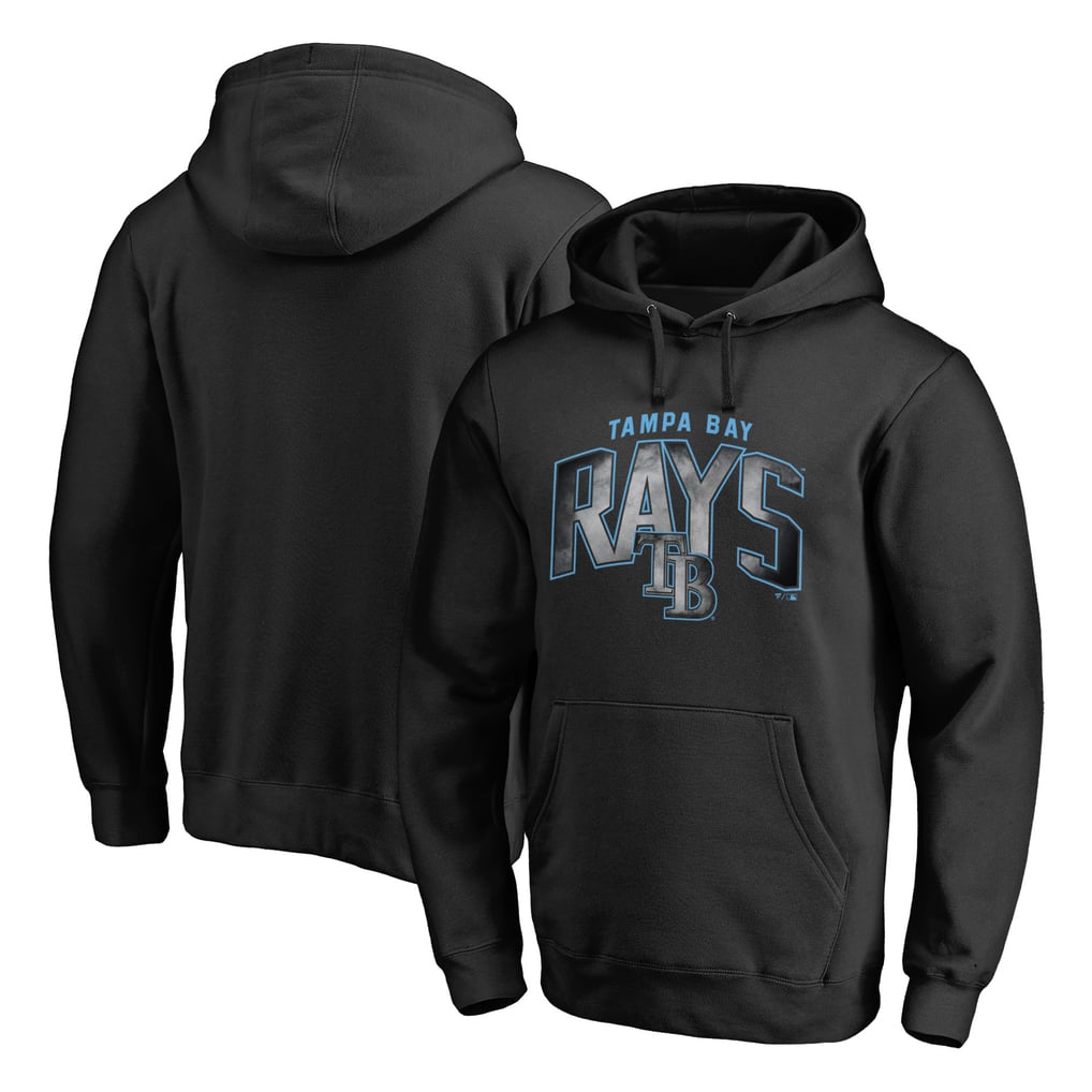 Tampa Bay Rays Arch Smoke Pullover Hoodie - Black