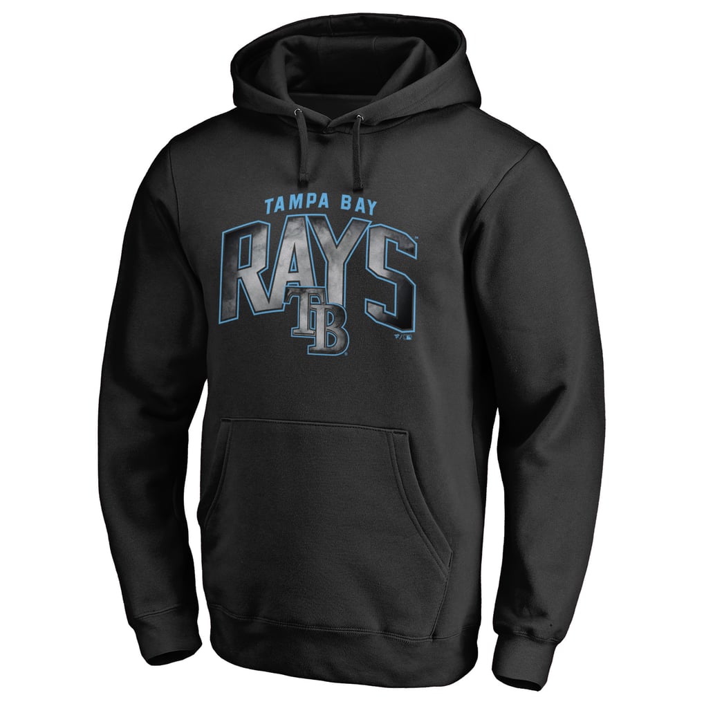 Tampa Bay Rays Arch Smoke Pullover Hoodie - Black