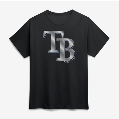 Tampa Bay Rays Big & Tall Forged Mascot T-Shirt - Black