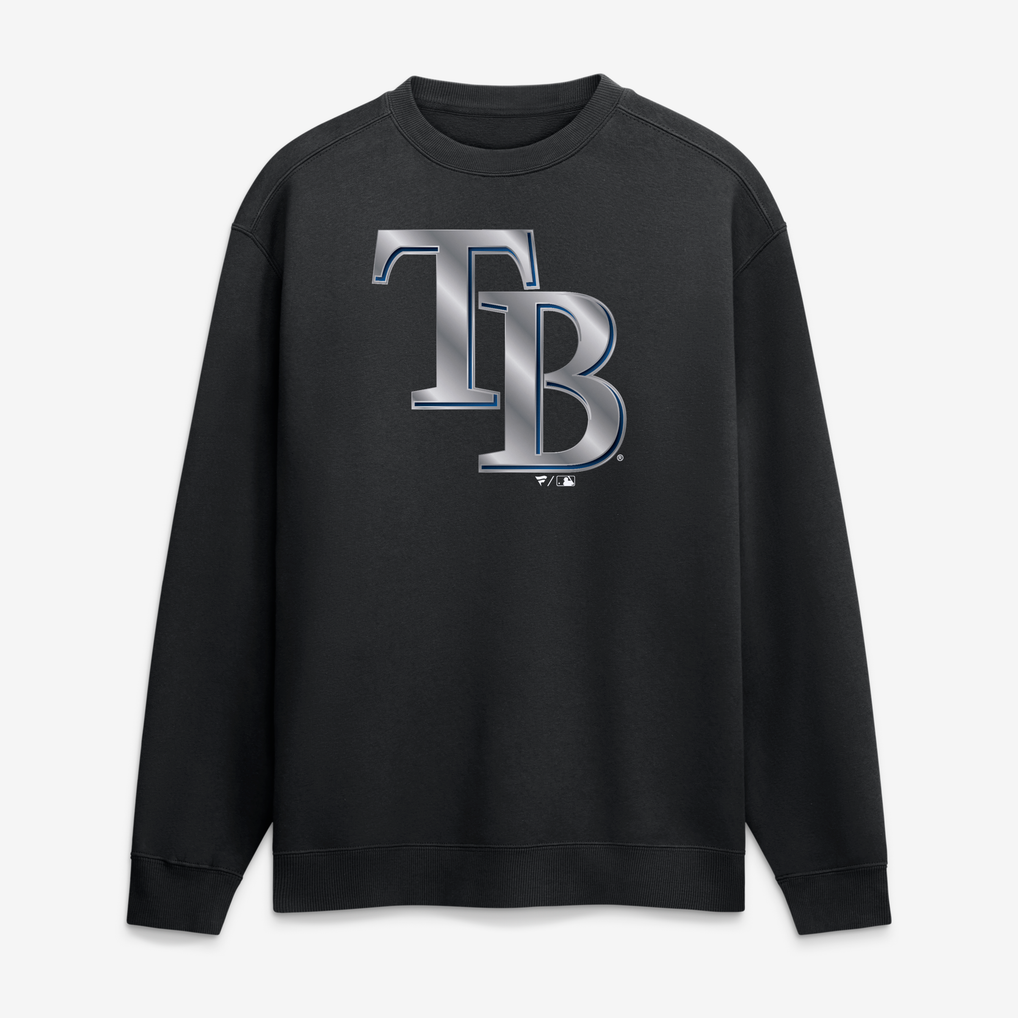 Men's Tampa Bay Rays Black Forged Mascot Personalized Name & Number ...