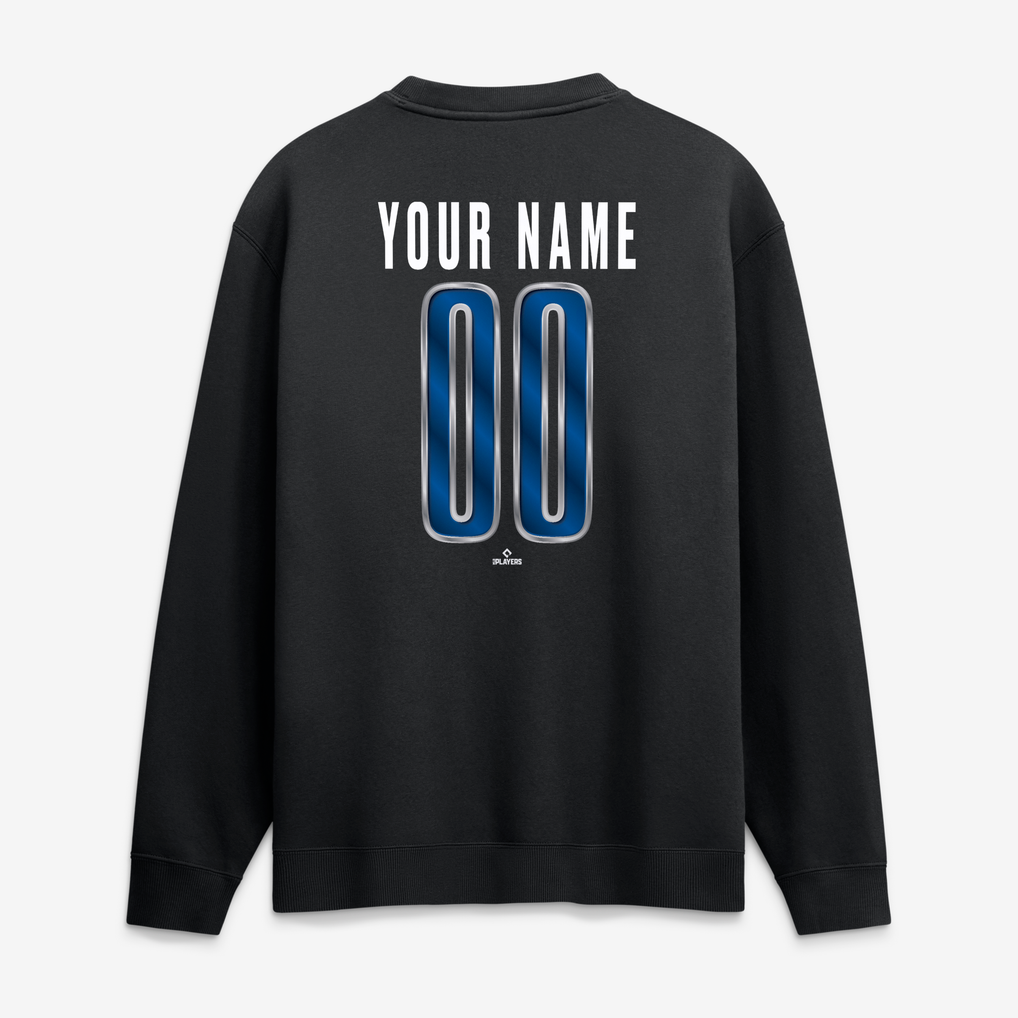 Men's Tampa Bay Rays Black Forged Mascot Personalized Name & Number ...