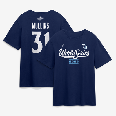 Cedric Mullins Tampa Bay Rays 2026 World Series Name & Number T-Shirt - Navy
