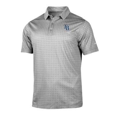 Tampa Bay Rays Columbia Dusk Diamond Polo - Gray