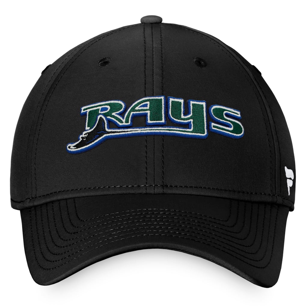 Tampa Bay Rays Fanatics Cooperstown Core Flex Hat - Black