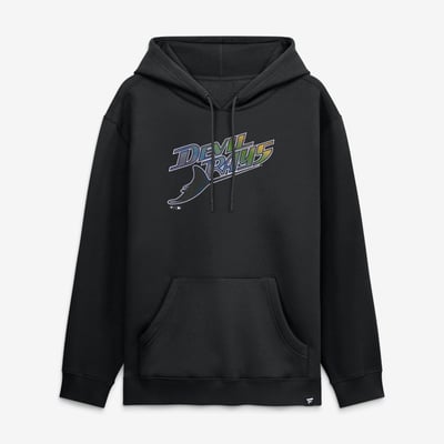 Tampa Bay Rays Fanatics Heritage Hoodie - Black