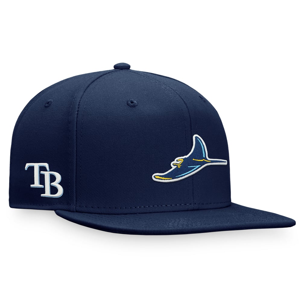 Men's Tampa Bay Rays Fanatics Navy Iconic Team Patch Fitted Hat