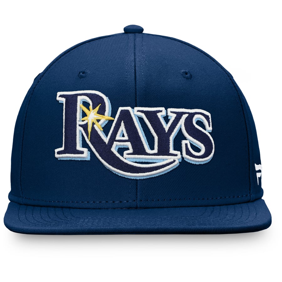 Sky Rays Cap Men's Tampa Bay Rays Fanatics Navy Team Core Fitted Hat