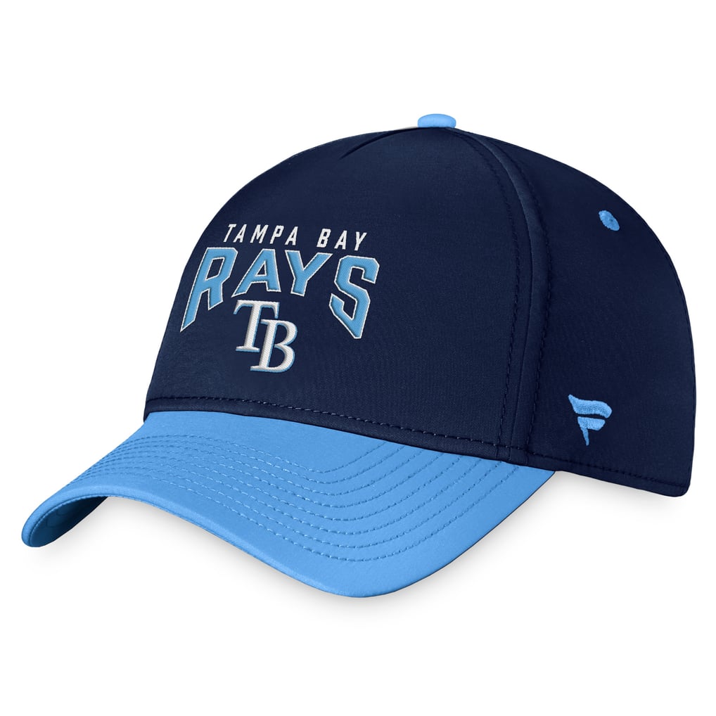 Men's Tampa Bay Rays Fanatics Navy/Light Blue Stacked Logo Flex Hat