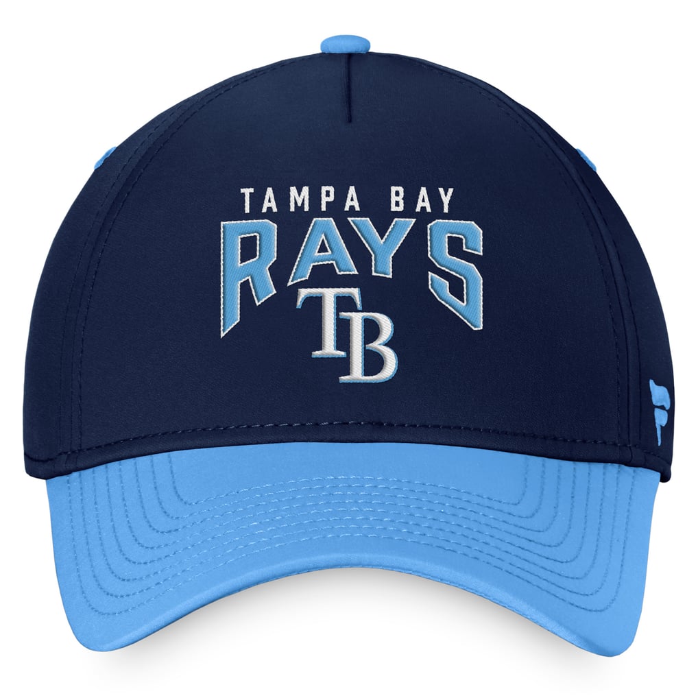 Men's Tampa Bay Rays Fanatics Navy/Light Blue Stacked Logo Flex Hat