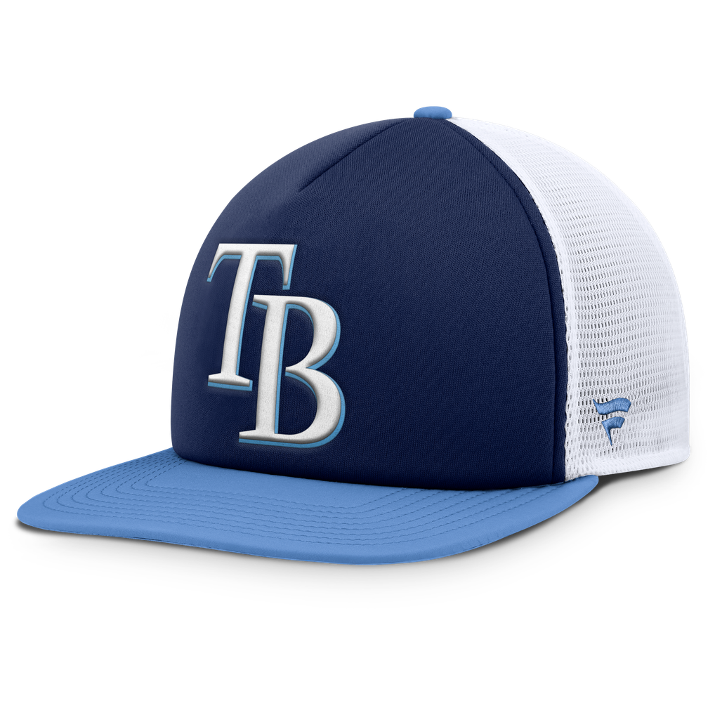 Men's Tampa Bay Rays Fanatics Navy/White Fundamental Foam Front ...