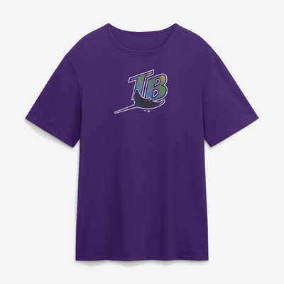 Tampa Bay Rays Fanatics Alternate Logo Legacy T-Shirt - Purple