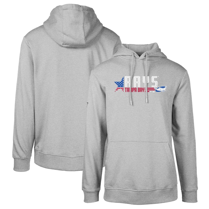 Tampa Bay Rays Levelwear aviation pullover hoodie in gray