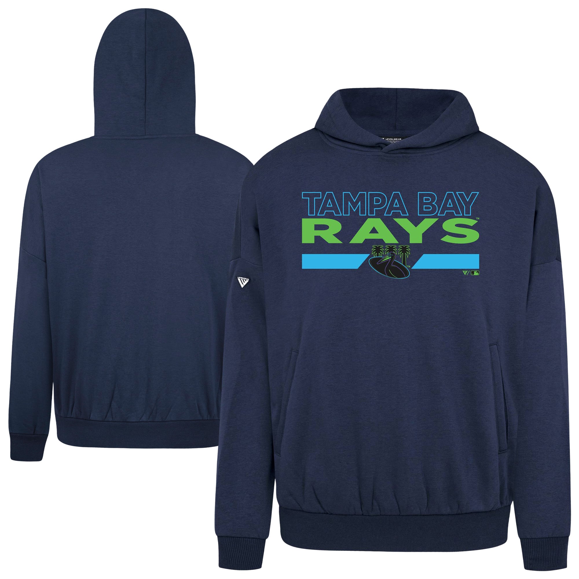 Men's Tampa Bay Rays Levelwear Navy City Connect Contact No Hitter ...